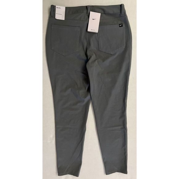 Nike BV6081 084 Women's Sz 4 Gray DRI-FIT Slim Fit Golf Pants - Picture 3 of 14